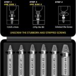Gifts for Men,Damaged Screw Extractor Set