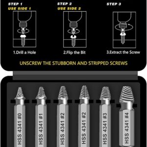 Gifts for Men,Damaged Screw Extractor Set