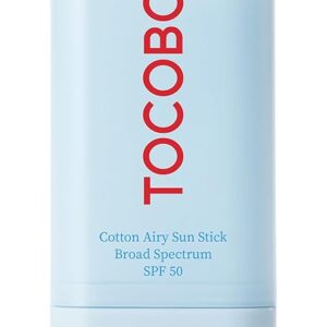Cotton Airy Sun Stick SPF 50 Broad Spectrum Korean Matte Sun…