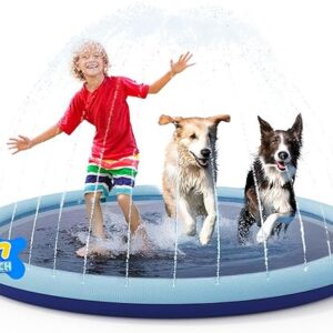 COMMOUDS Splash Pad for Kids and Dogs