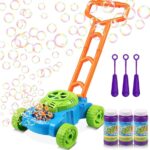 Lydaz Bubble Lawn Mower for Toddlers 1-3, Outdoor Bubble Blo…