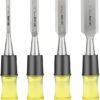 HURRICANE 4 Piece Wood Chisel Set for Woodworking