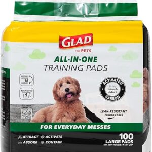 Glad for Pets Black Charcoal Puppy Pads