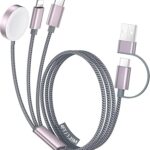 Temdan for Travel Essentials,3 in 2 USB C Cable for Apple Wa…