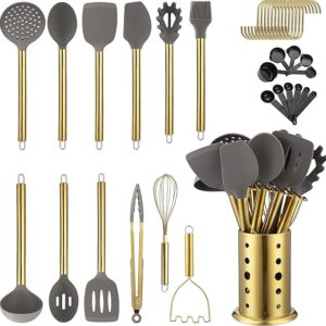 Gold Kitchen Utensils Set, Kyraton 38 Pieces