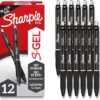 Sharpie S-Gel Gel Pens, Black Barrel, Medium Point