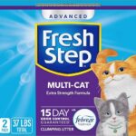 Fresh Step Advanced Multi Cat Clumping Litter with Febreze F…
