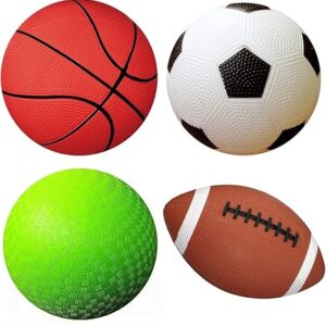 AppleRound 4-Pack Sports Balls for Toddlers & Kids