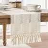 ZeeMart Macrame Style Boho Table Runner