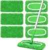 6Pcs Reusable Microfiber Mop Pads Compatible with Sweeper Mo…